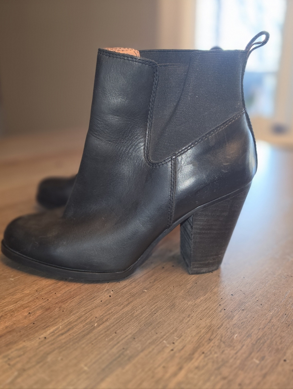 Lucky Brand Leather Ankle Boots